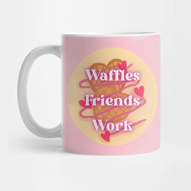 Waffles Friends Work Parks and Recreation by Sapphic Swiftie 